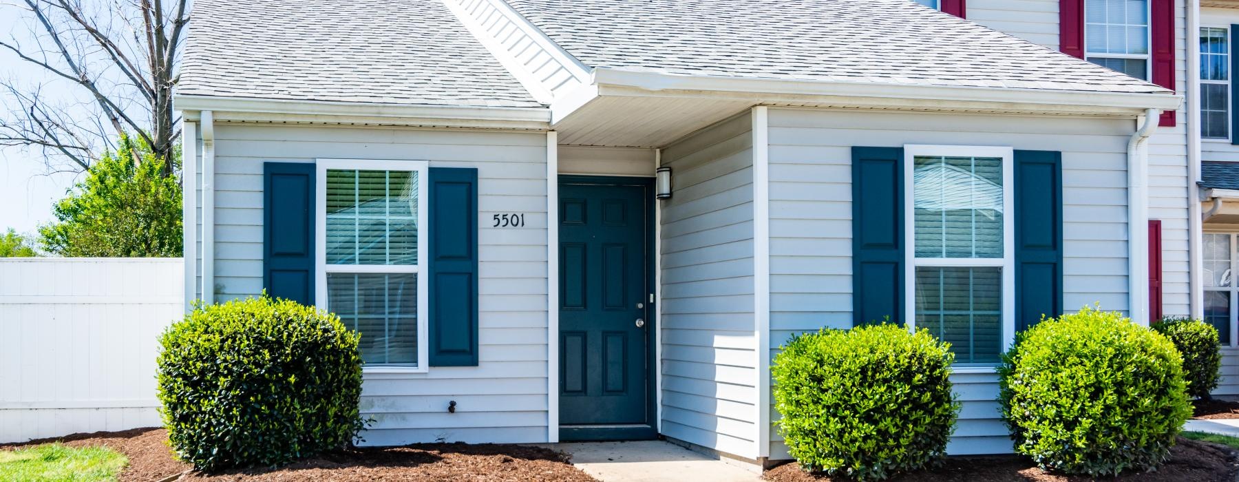 a house with a garage